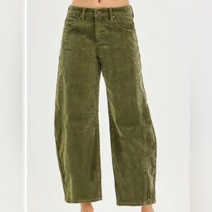 Olive Green Corduroy Pants